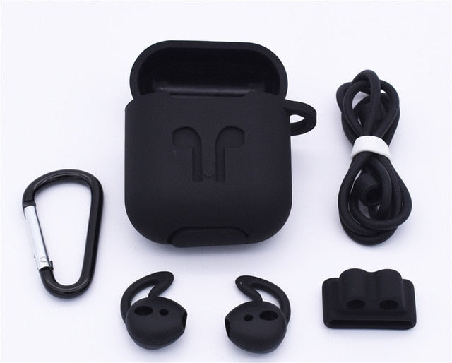 5Pcs/Set Silicone Wireless Bluetooth Earphones Case For Airpods 1 2